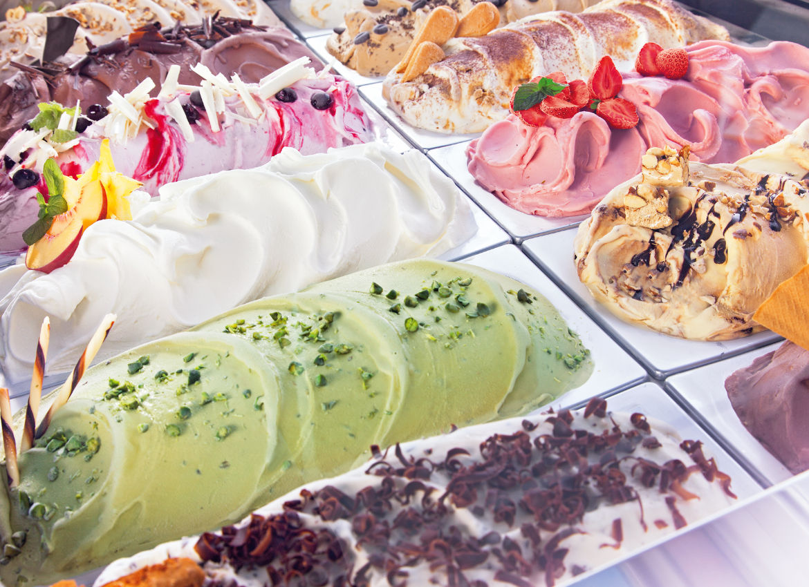 Antica Gelateria - Eis-Vielfalt