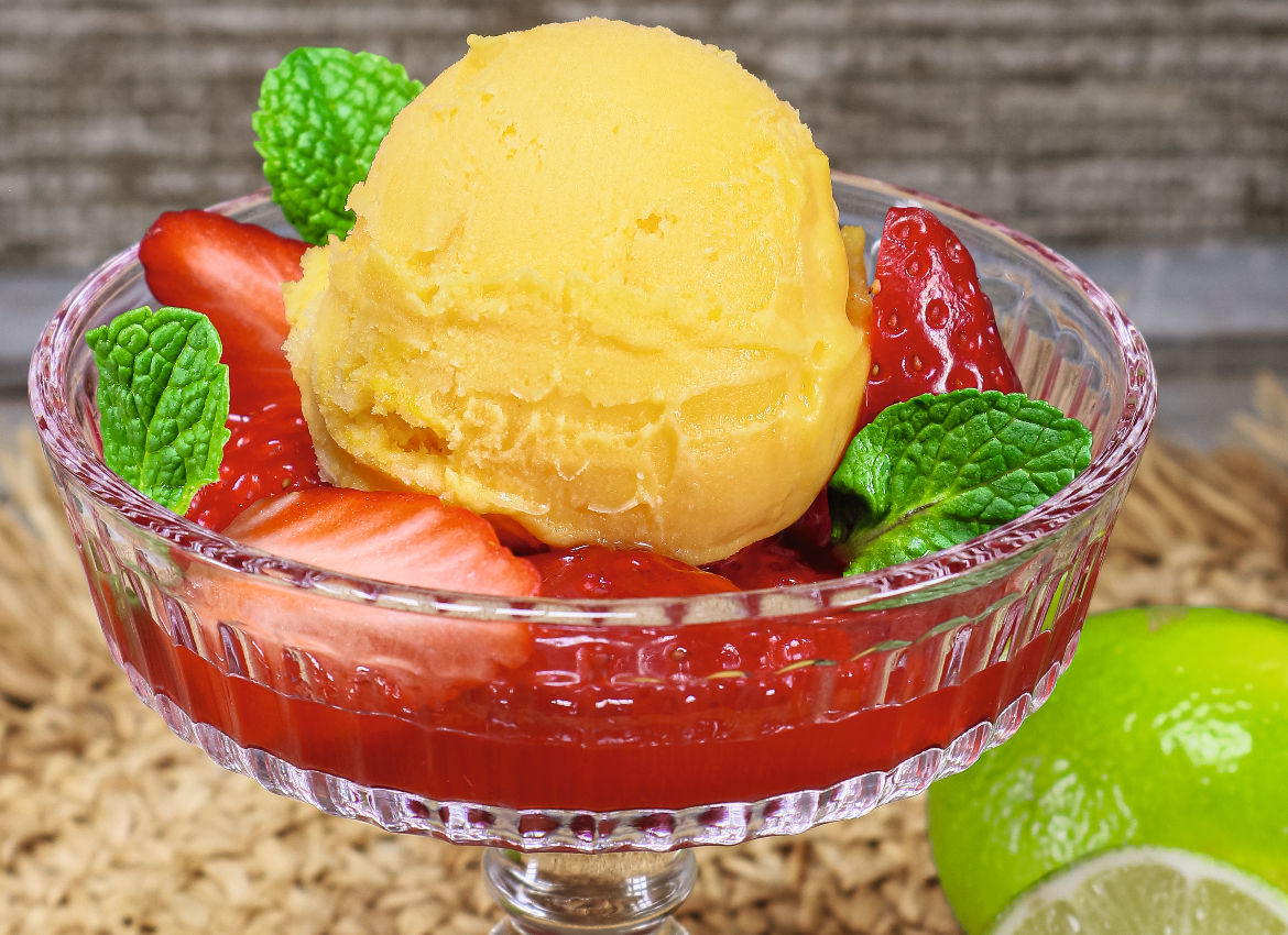 Sorbet-Eis