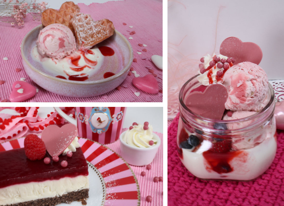 Eis & Kuchen-Ideen zum Valentinstag