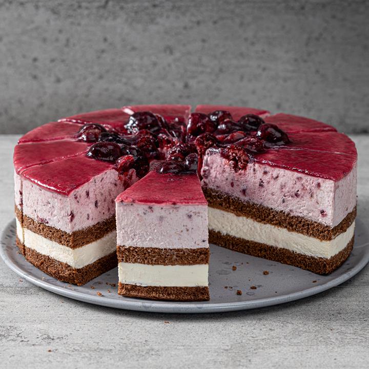 UNSERE PRACHTSTÜCKE Brombeer-Limetten-Torte, vorgeschnitten | FRONERI ...