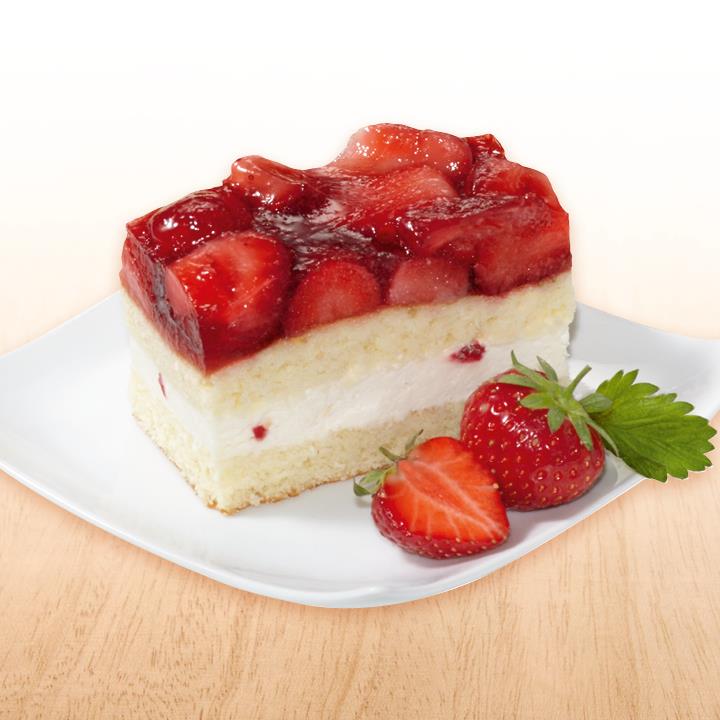 ERLENBACHER Erdbeer-Buttermilch-Schnitte, vorgeschnitten | FRONERI Austria