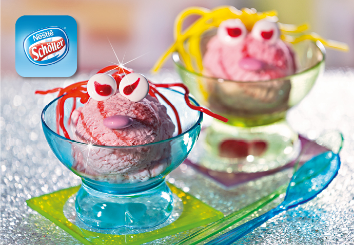 Eisbecher und Vorportioniert